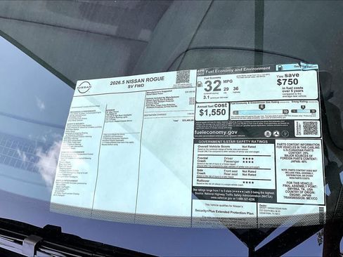 New 2026 Nissan Rogue SV FWD image 21