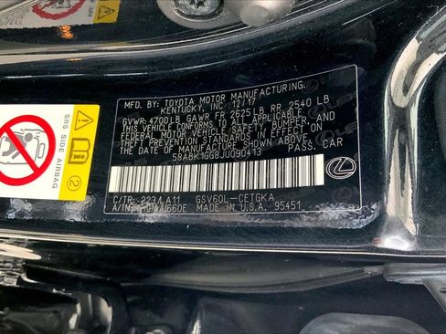 Used 2018 Lexus ES 350 w/ Premier Package FWD image 33
