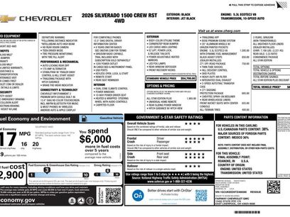 New 2026 Chevrolet Silverado 1500 RST w/ All Star Edition Plus