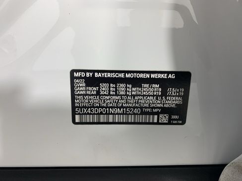Used 2022 BMW X3 sDrive30i w/ Convenience Package RWD image 12