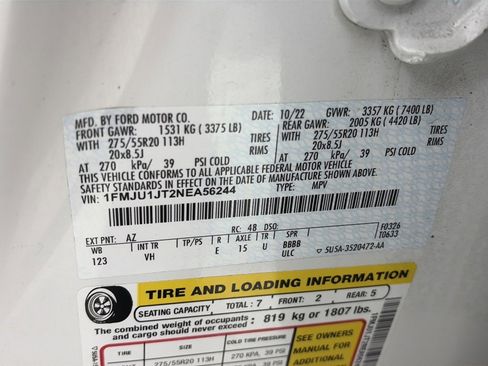 Certified 2022 Ford Expedition XLT image 9