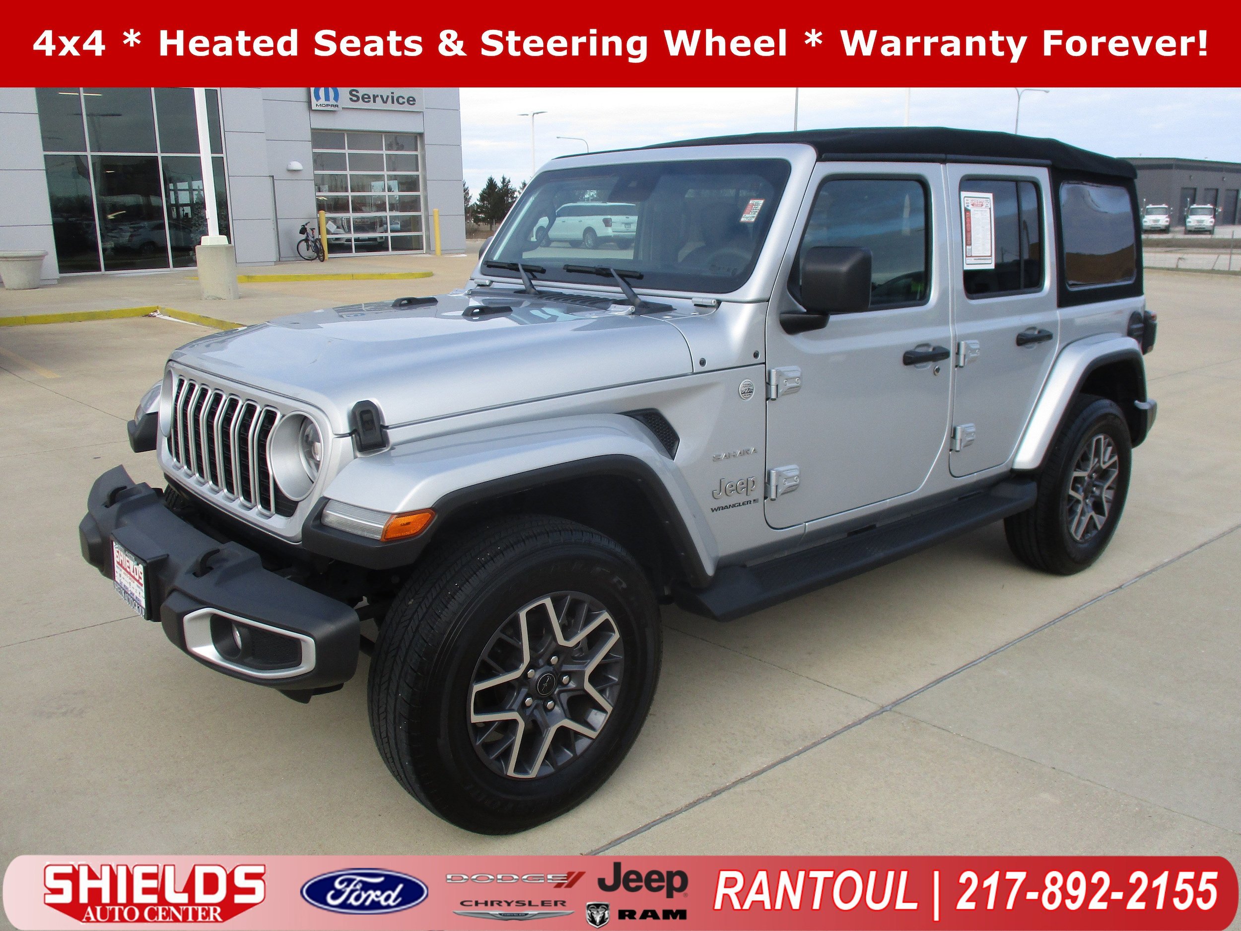 Used 2024 Jeep Wrangler Unlimited Sahara AWD/4WD image 1