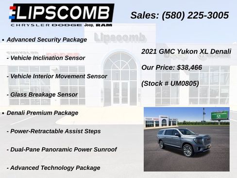 Used 2021 GMC Yukon XL Denali w/ Denali Premium Package image 9