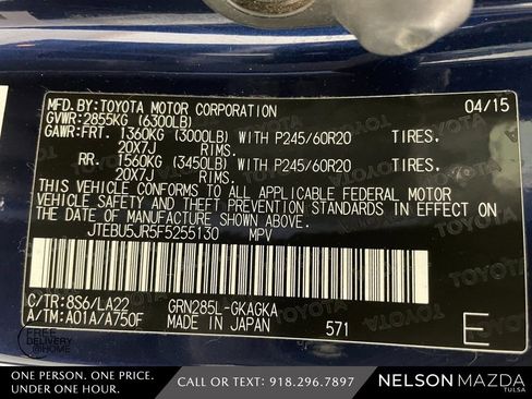 Used 2015 Toyota 4Runner Limited image 55