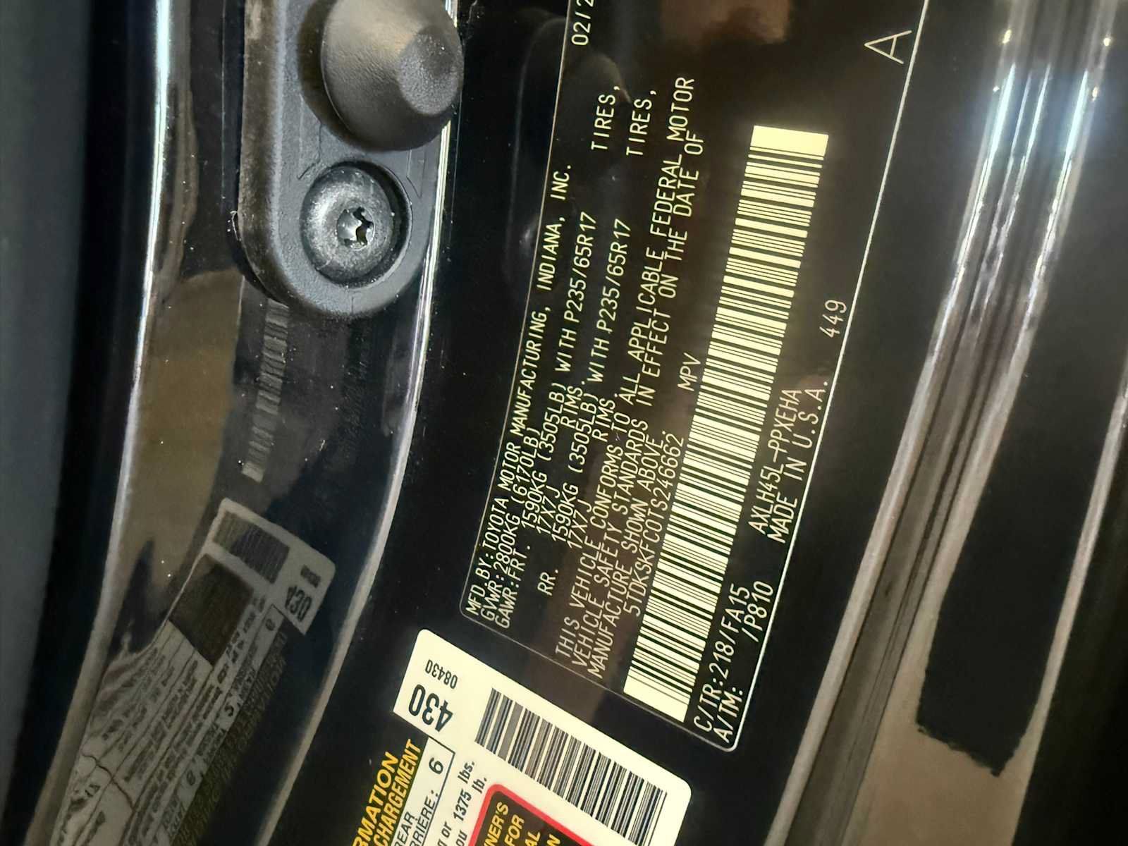Used 2026 Toyota Sienna LE AWD/4WD image 36