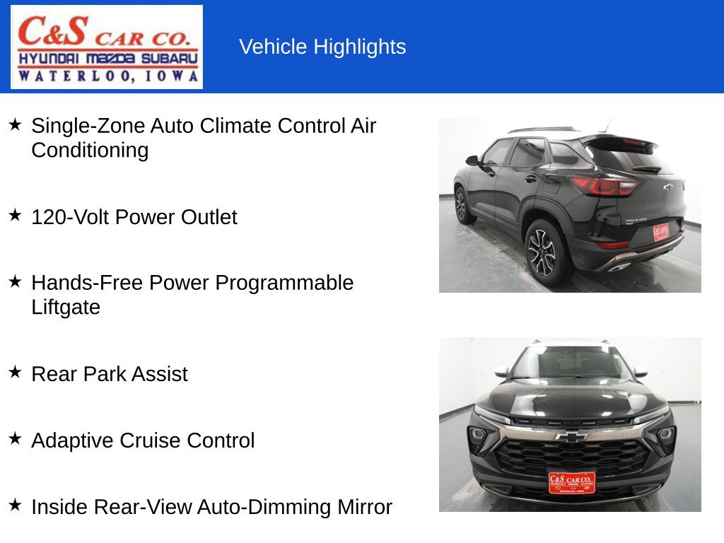 Used 2024 Chevrolet TrailBlazer ACTIV w/ Convenience Package AWD/4WD image 13