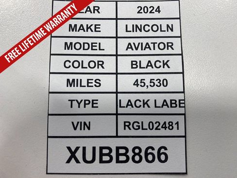 Used 2024 Lincoln Aviator Black Label w/ Jet Package AWD/4WD image 43