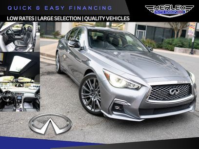 Used 2018 INFINITI Q50 Red Sport 400 w/ Sensory Package (Sport)