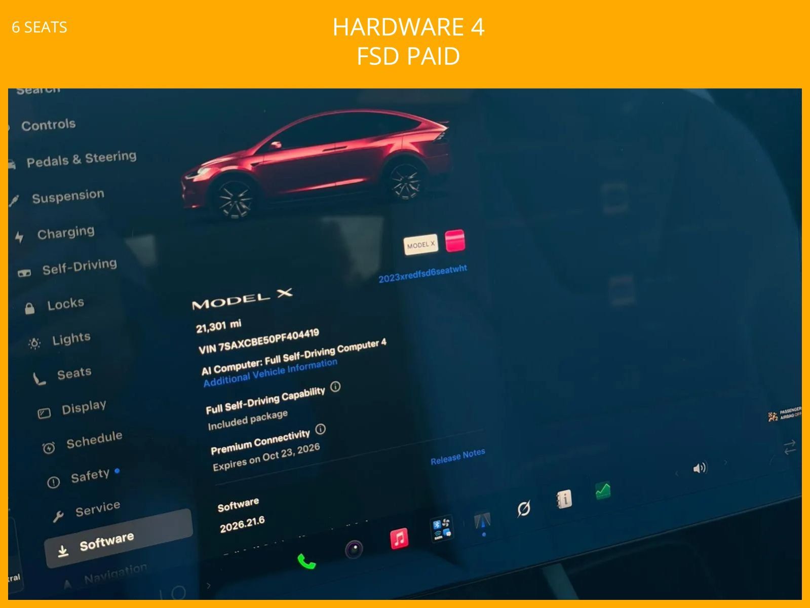 Used 2023 Tesla Model X AWD/4WD image 2