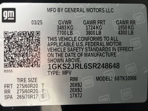 Used 2025 GMC Yukon XL Denali AWD/4WD image 62