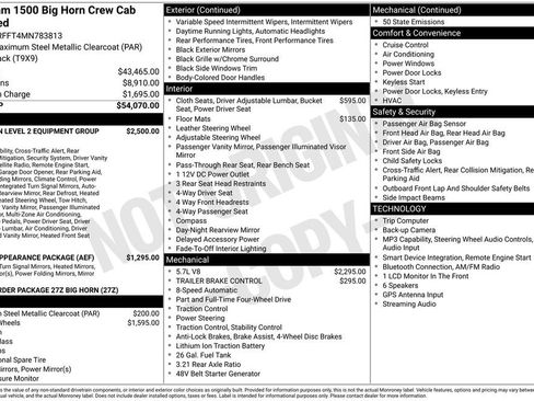Used 2021 RAM 1500 Big Horn AWD/4WD image 2