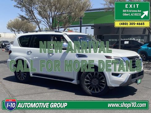 Used 2023 Nissan Armada Platinum w/ Captain's Chairs Package AWD/4WD image 1