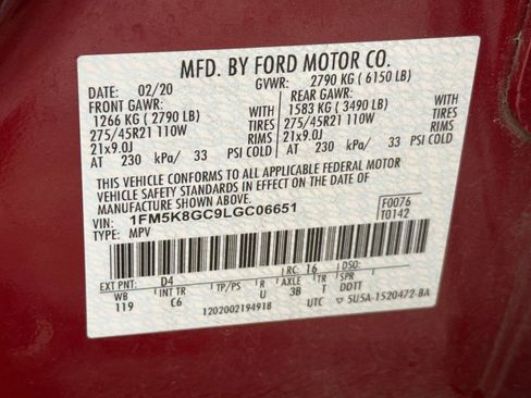 Used 2020 Ford Explorer ST w/ ST Street Pack AWD/4WD image 41