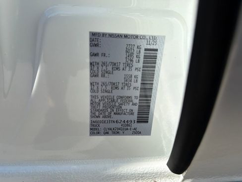 New 2026 Nissan Frontier Pro-X w/ Pro Premium Package image 32