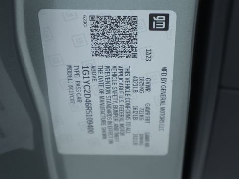 Certified 2024 Chevrolet Corvette Stingray Premium Cpe w/ Battery Protection Package RWD image 12