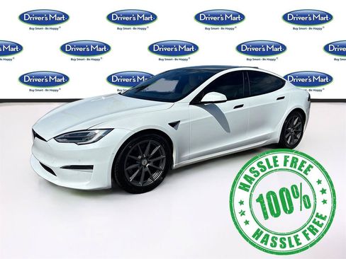 Used 2021 Tesla Model S Plaid AWD/4WD image 3
