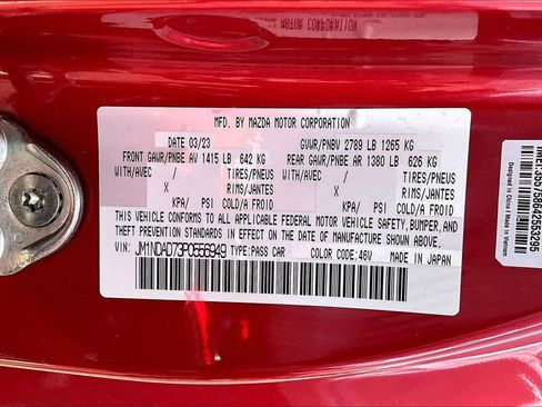 Used 2023 MAZDA MX-5 Miata Grand Touring w/ Weather Package RWD image 17