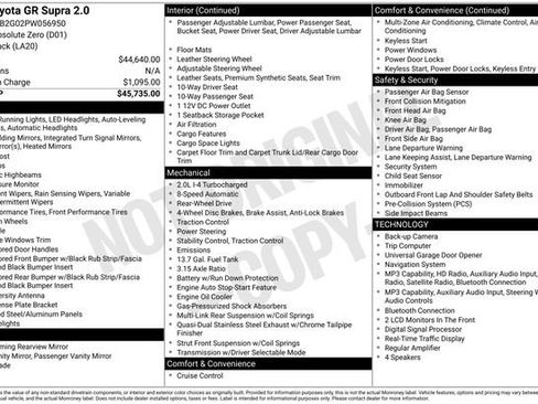 Used 2023 Toyota Supra image 10