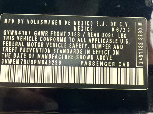 Used 2023 Volkswagen Jetta SE w/ Black Wheel Package image 18