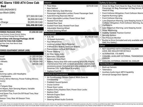 Certified 2022 GMC Sierra 1500 AT4 w/ AT4 Preferred Package AWD/4WD image 40