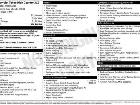 Used 2023 Chevrolet Tahoe High Country image 7