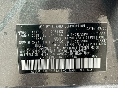 Certified 2025 Subaru Crosstrek 2.5i Sport w/ Crosstrek Mirror Package AWD/4WD image 39