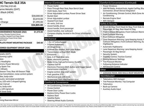 Used 2022 GMC Terrain SLE w/ Driver Convenience Package image 4