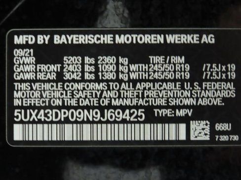 Used 2022 BMW X3 sDrive30i w/ Convenience Package image 36