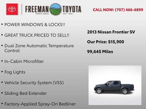 Used 2013 Nissan Frontier SV w/ SV Value Truck Pkg RWD image 10