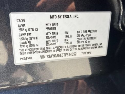 Used 2026 Tesla Model Y Long Range AWD/4WD image 37