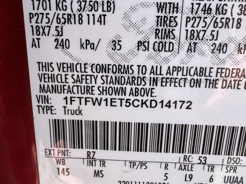 Used 2012 Ford F150 XLT w/ XLT Chrome Pkg image 10