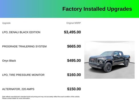 Used 2024 GMC Canyon Denali w/ LPO, Denali Black Edition AWD/4WD image 4