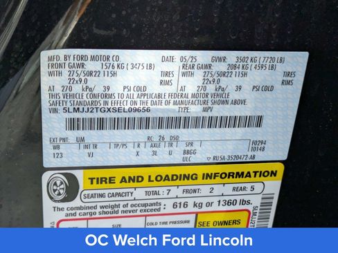 Certified 2025 Lincoln Navigator Black Label AWD/4WD image 17