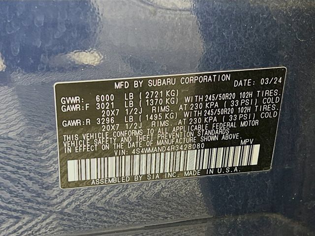 Used 2024 Subaru Ascent Limited AWD/4WD image 30