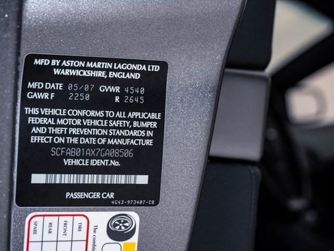 Used 2007 Aston Martin DB9 Coupe image 36