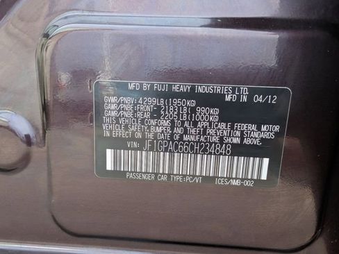 Used 2012 Subaru Impreza 2.0i Premium w/ All-Weather Pkg image 30