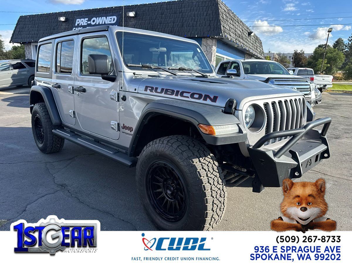 Used 2018 Jeep Wrangler Unlimited Rubicon w/ LED Lighting Group AWD/4WD image 1