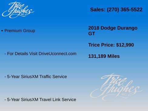 Used 2018 Dodge Durango GT w/ Technology Group RWD image 6