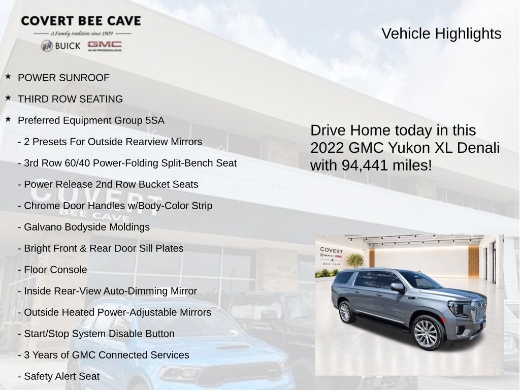 Used 2022 GMC Yukon XL Denali RWD image 6