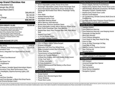 Used 2024 Jeep Grand Cherokee Limited 4xe w/ Luxury Tech Group II image 3