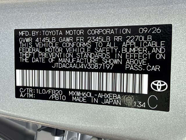 New 2027 Toyota Prius LE FWD image 24