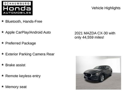 Used 2021 MAZDA CX-30 AWD 2.5 S w/ Preferred Package image 7