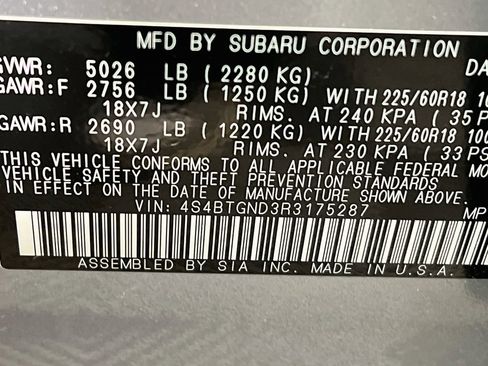 Used 2024 Subaru Outback Limited XT AWD/4WD image 29