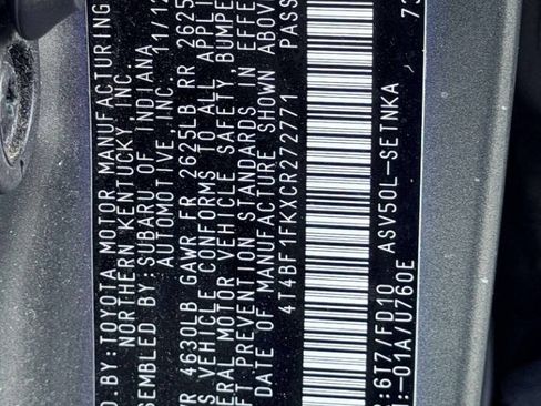 Used 2012 Toyota Camry LE FWD image 17