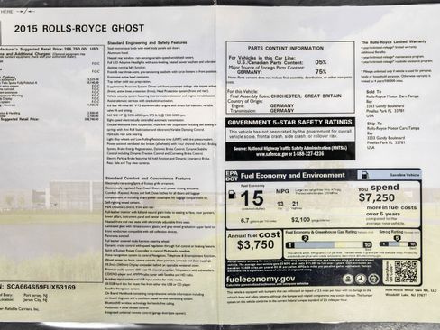 Used 2015 Rolls-Royce Ghost image 6