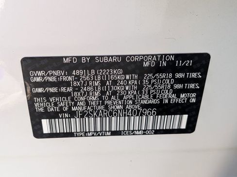 Certified 2022 Subaru Forester Touring w/ Popular Package #2 AWD/4WD image 23