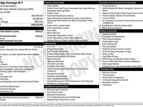 Used 2016 Dodge Durango R/T w/ Trailer Tow Group IV image 7