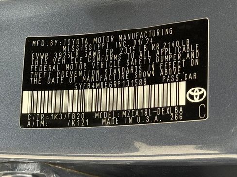 Used 2024 Toyota Corolla LE FWD image 18