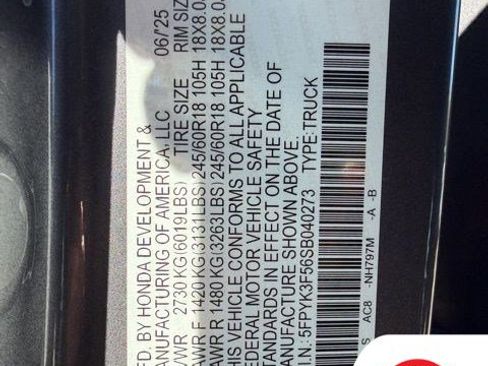 Used 2025 Honda Ridgeline RTL image 31