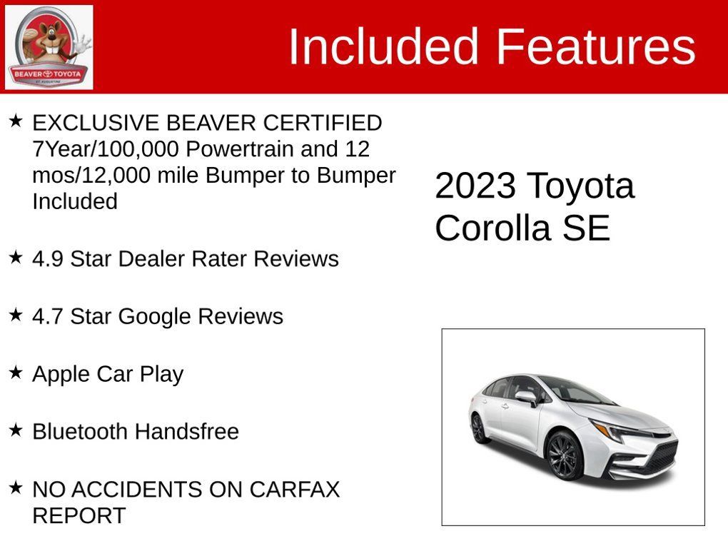 Used 2023 Toyota Corolla SE FWD image 4